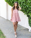 Melrose Button Down Lace Dress - Apricot