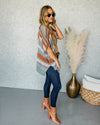 Micah Lightweight Cardigan - Olive Multi