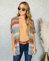 Micah Lightweight Cardigan - Olive Multi