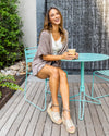 Mila Ribbed Oversized Cardigan - Taupe