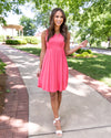 Never Late For Love Dress - Coral