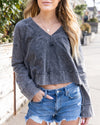 Ready For The Weekend Top - Faded Black