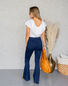 Reed Ribbed Ruffle Bodysuit - Off White