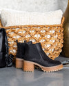 Robin Slip On Booties - Black