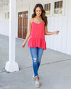 Santa Cruz Tank - Vibrant Coral