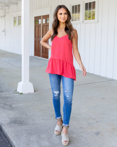 Santa Cruz Tank - Vibrant Coral