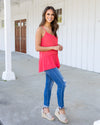 Santa Cruz Tank - Vibrant Coral