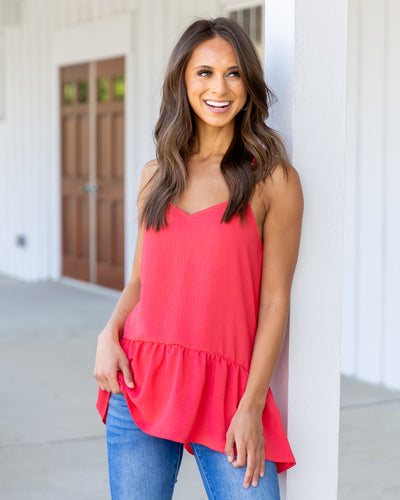 Santa Cruz Tank - Vibrant Coral