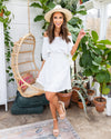 Sealed With A Kiss Dress - White