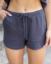 Stay With Me Shorts - Charcoal