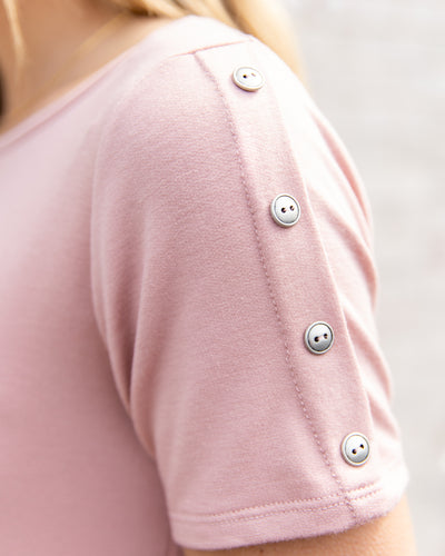 Stay With Me Top - Mauve