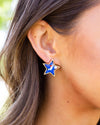 Stunning Stars Statement Earrings - Gold