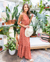 Sway Into Style Maxi Dress - Rust