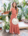 Sway Into Style Maxi Dress - Rust