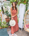 Sway Into Style Maxi Dress - Rust