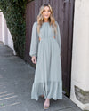 Swept Up In Sunshine Dress - Seafoam