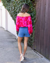 Under The Cabana Bodysuit - Fuchsia