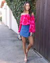 Under The Cabana Bodysuit - Fuchsia