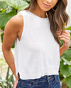 Warm Weekends Tank - Off White