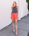 Warmer Weather Shorts - Orange