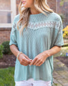 What You Need Top - Seafoam