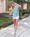 What You Need Top - Seafoam