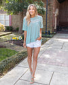 What You Need Top - Seafoam