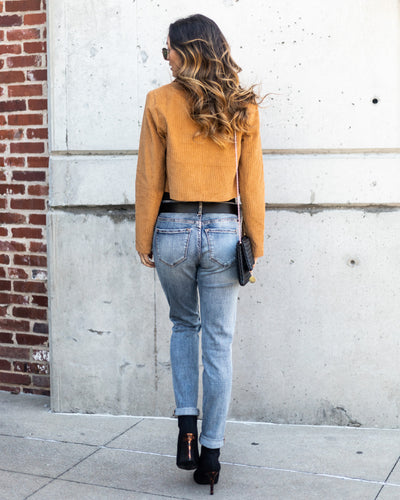 Jessie Corduroy Blazer - Camel