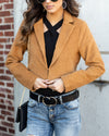 Jessie Corduroy Blazer - Camel