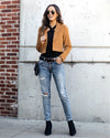 Jessie Corduroy Blazer - Camel