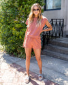Stay With Me Shorts - Terracotta