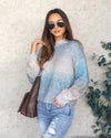 Valeria Ombre Sweater - Blue Multi