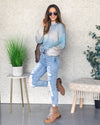 Valeria Ombre Sweater - Blue Multi