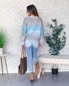Valeria Ombre Sweater - Blue Multi