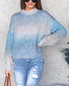 Valeria Ombre Sweater - Blue Multi