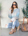 Valeria Ombre Sweater - Blue Multi